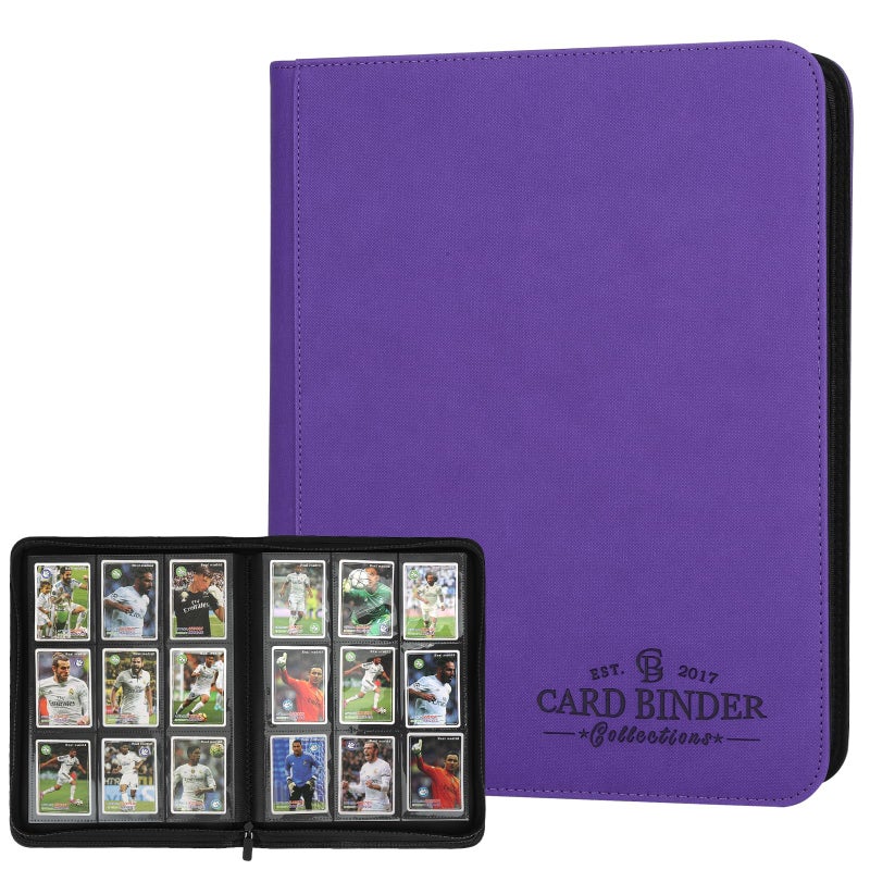 Foalgo Trading Card Binder  Card Collection Binder Album Folder with 540 Side Loading Pockets  9 Pocket Trading Card Album Folder for TGC MTG  Baseball Cards  Yugioh - Image 1